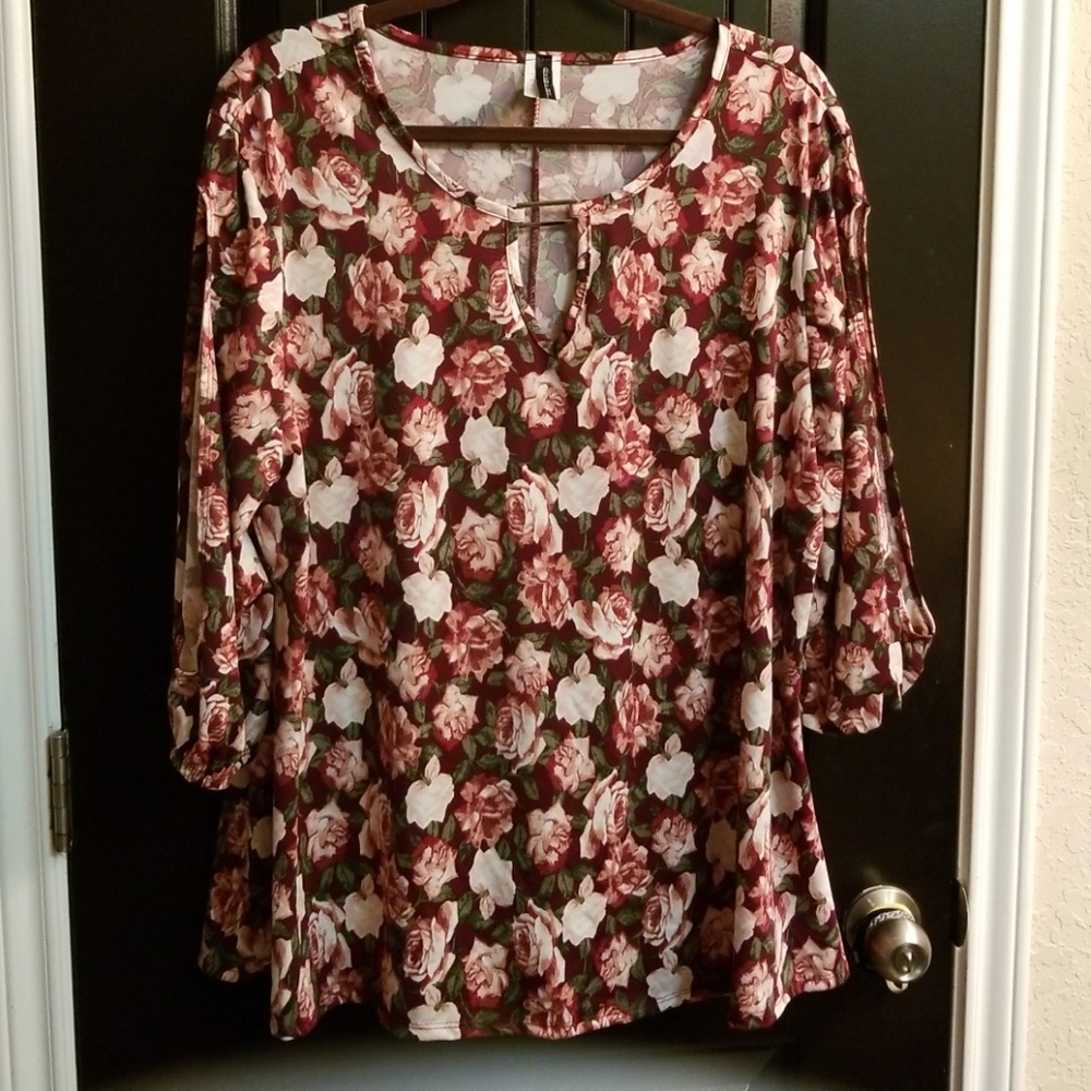 Floral Print Blouse